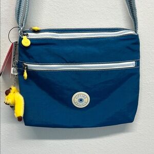Kipling Crossbody Annebelle in Rebel Navy Blue w/Ginny the Gorilla 🦍 ☀️